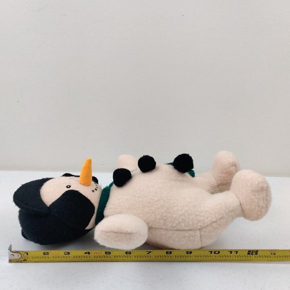 Fleece Navidad D. Frosty 1996 North American Bear Company Plush Snowman - Picture 11 of 11